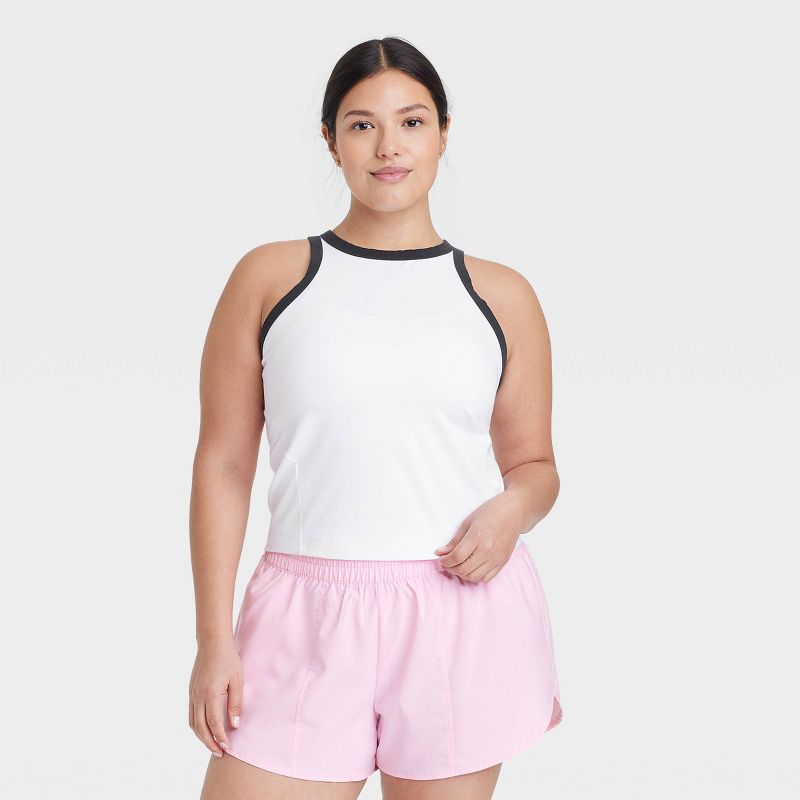 Women's High Neck Racerback Tank Top - All In Motion™