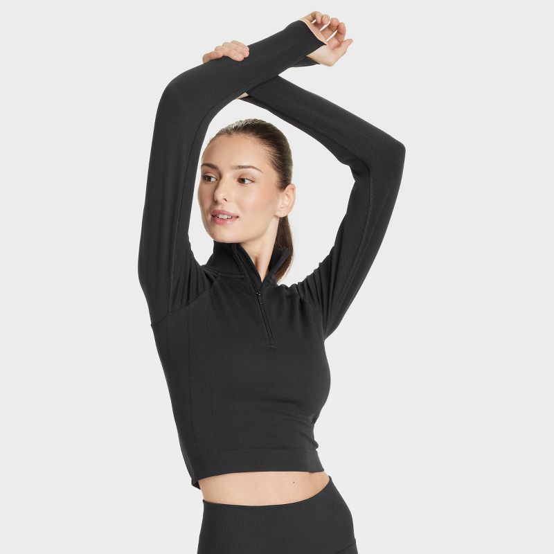 Women's Seamless 1/2 Zip Pullover Jacket - All In Motion™