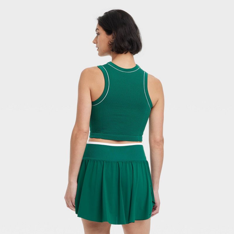 Women's Seamless Piped Muscle Tank Top - All In Motion™
