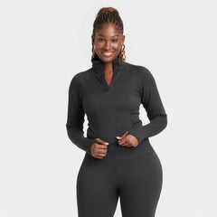 Women's Seamless 1/2 Zip Pullover Jacket - All In Motion™